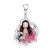 Demon Slayer Kimetsu Yaiba Kamado Tanjiro Nezuko Acrylic Keychain Anime Merchandise Cross Border Ready Stock no Carry Mini Lightweight Portable Cute