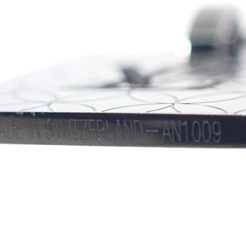 [Used] Louis Vuitton/Louis Vuitton Pendantif Champs Elysees Black LV Logo Necklace/g499-30