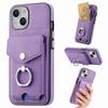 Magnetic Ring Holder Wallet Leather Case for IPhone 14 Pro Max 15 13 12 11 X XS XR 7 8 Plus SE2026 Vertical Cards Solt Cover