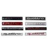Car Decals Rear Trunk Emblem for 4EIY Quattro RS6 A8 Q2 Q4 A3 A4 S3 S5 Q3 RS7 S7 S6 A6 Side Body Badge Rear Sticker Accessories