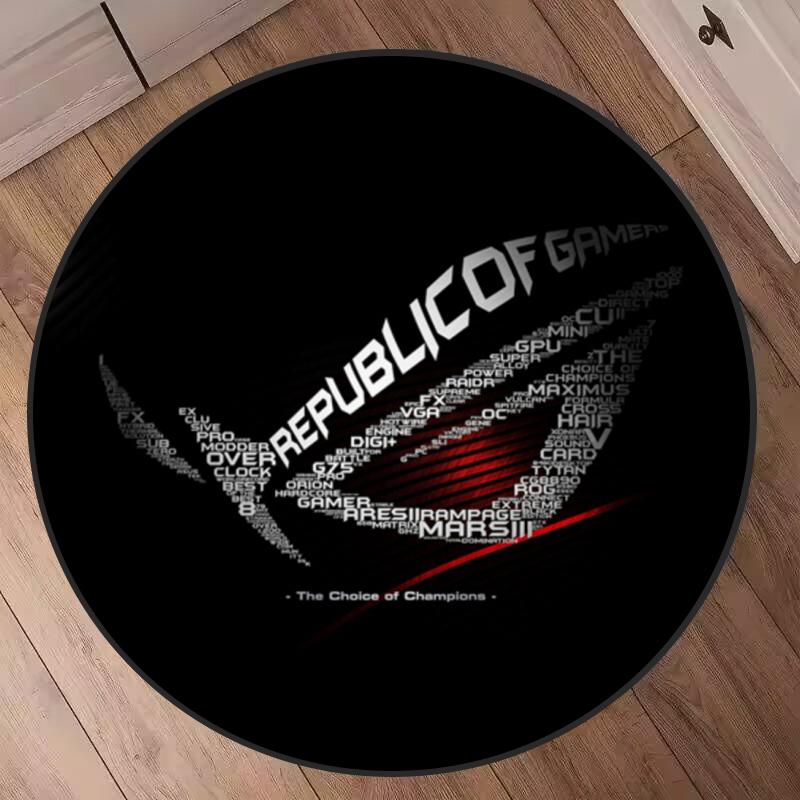 Alfombrilla de Suelo para Gaming Duradera Inspirada en ROG para Uso en Oficina y Silla Alfombra con Diseño Pashia Alfombra Suave Perfecta para Entusiastas del Gaming