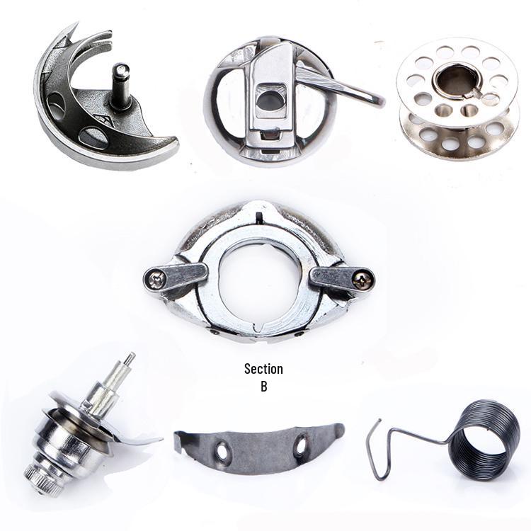 Vintage Butterfly Sewing Machine Accessory Set: Includes Foot Pedal, Bobbin Case, Belt.