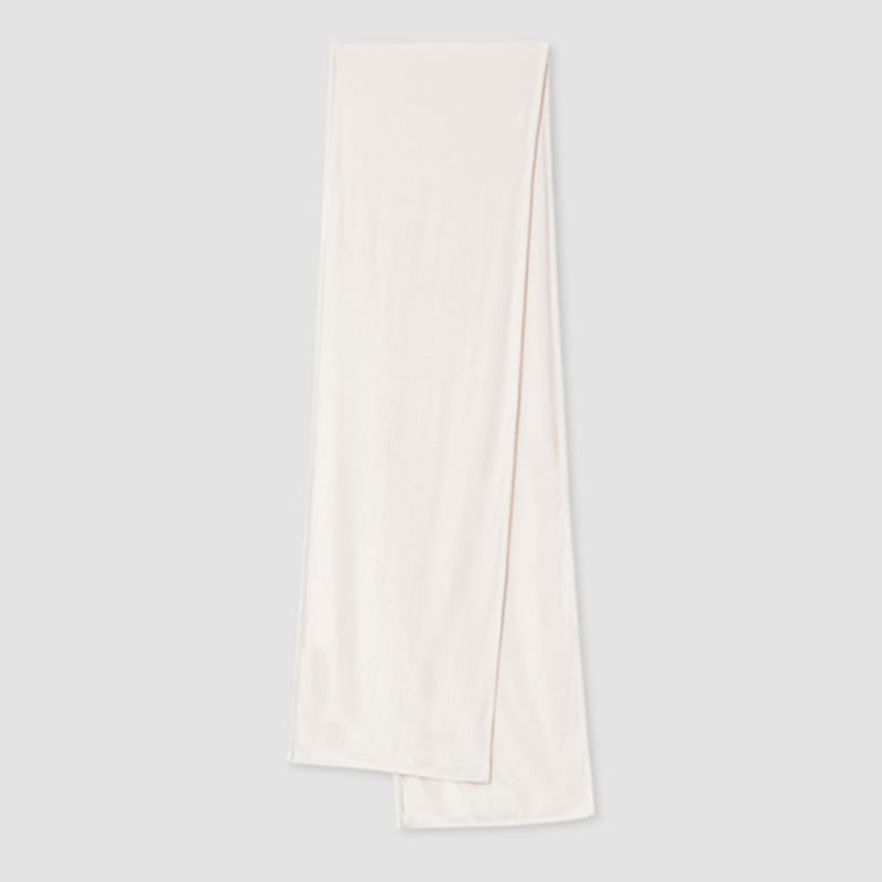 Symmetric Percent Jersey Muffler / Cream