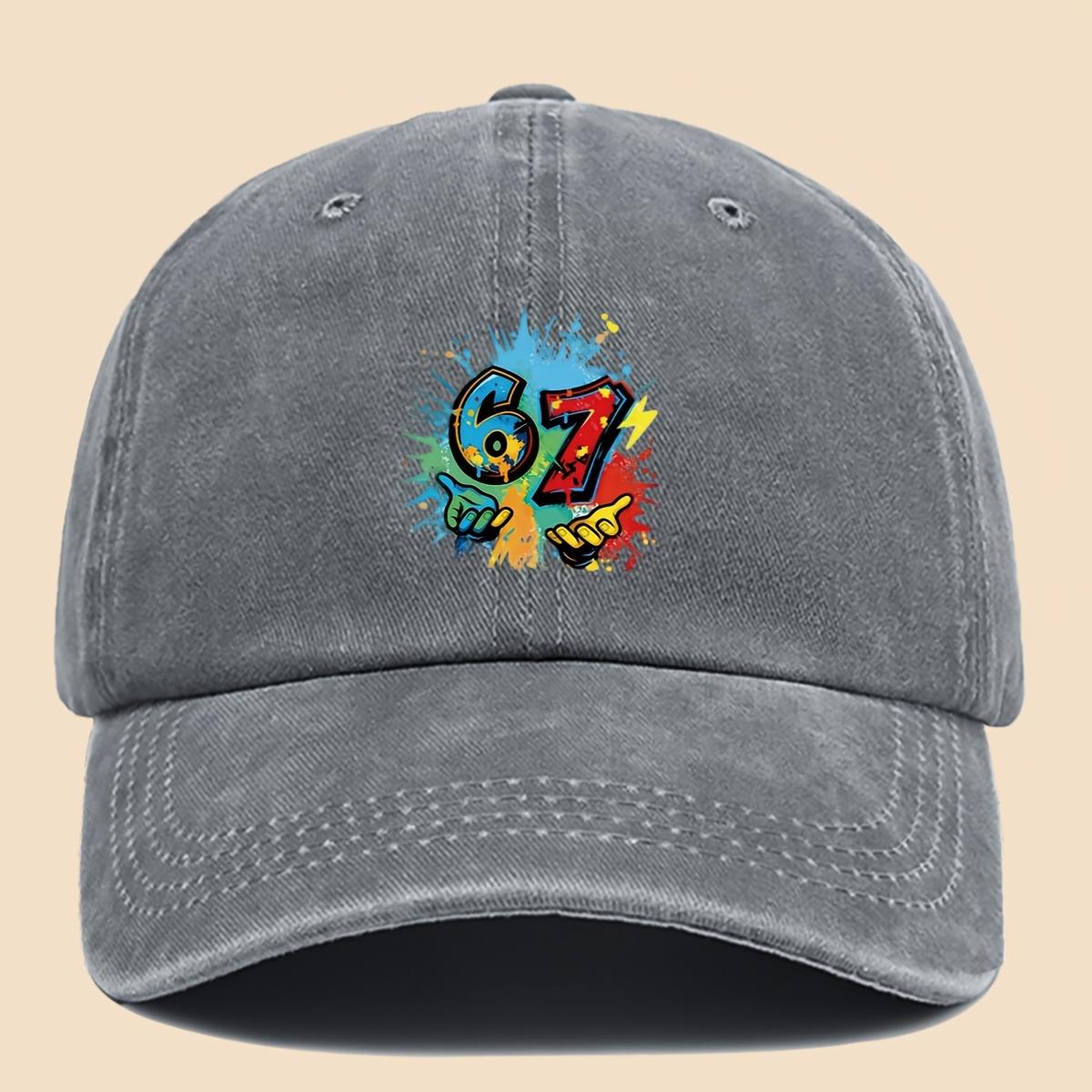 pc Street Graffiti And Trendy Digital cm Print Design Baseball Cap Fashionable Versatile MultiColor Comfortable Trucker 1pc