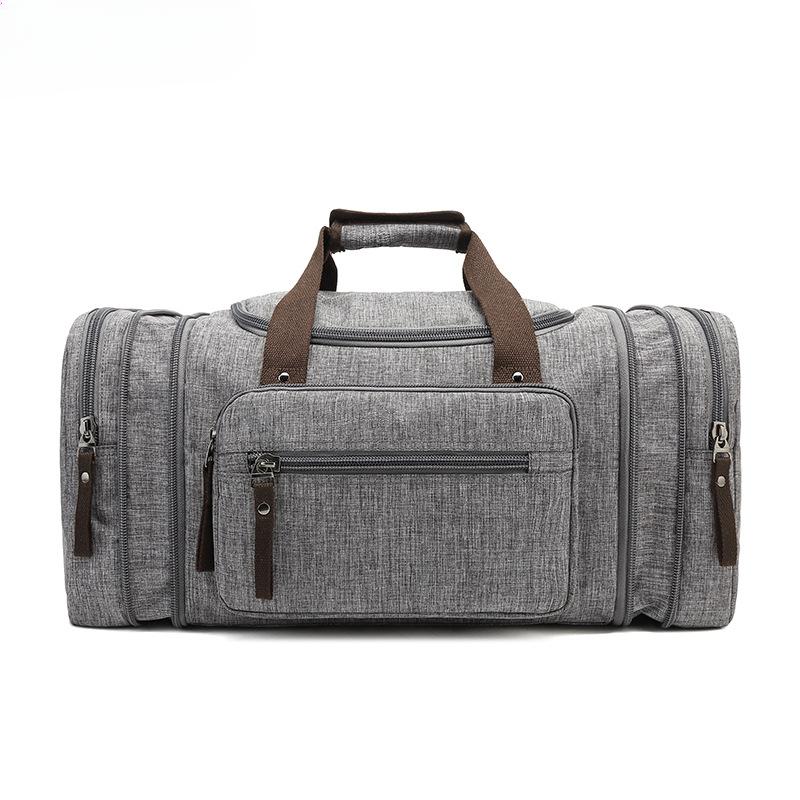 

Модная дорожная сумка для отдыха на открытом воздухе из нейлона с одним плечом и через плечо серый