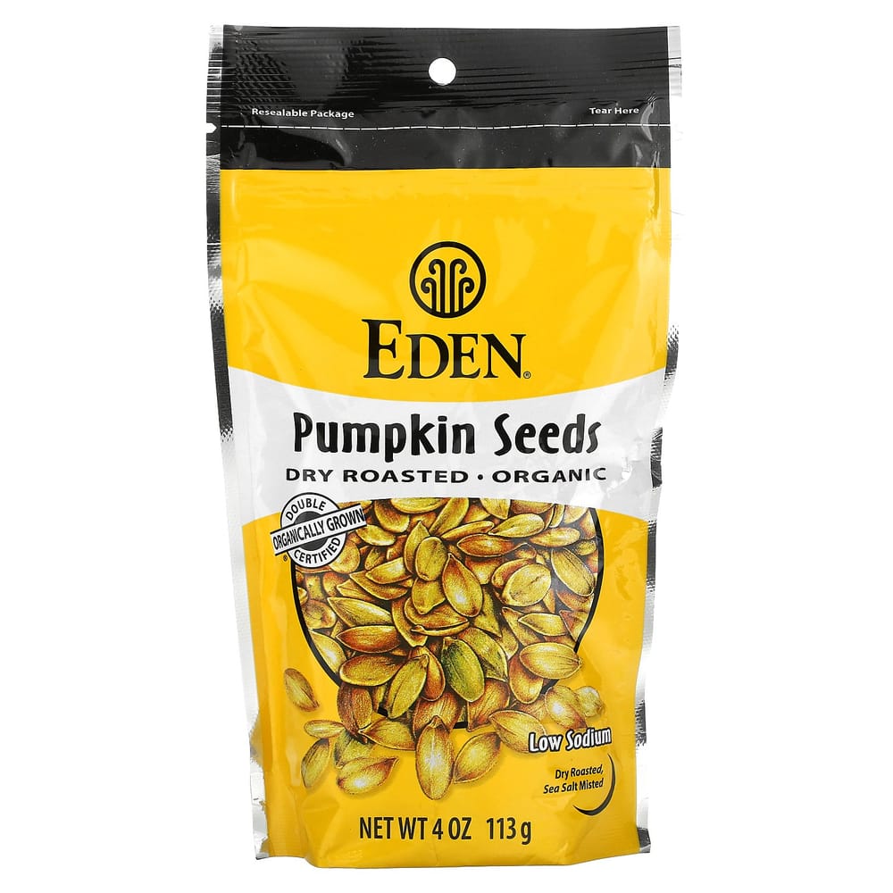 Eden Foods Roasted Pumpkin Seeds, 4 oz (113 g)