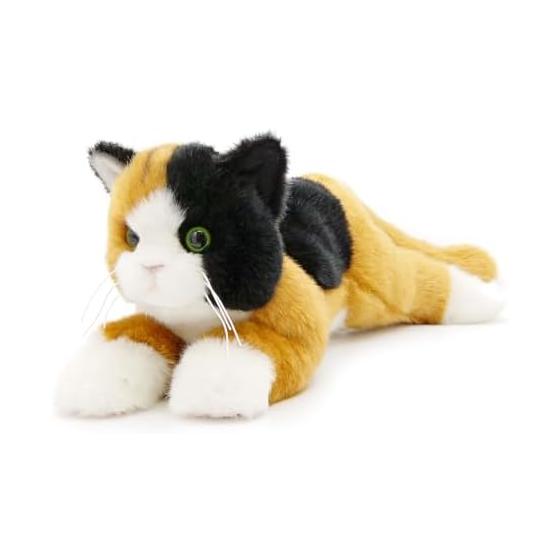 Nini and Kino Nesoberi Cat Calico Cat (Kitten) Total Length Approximately 47cm Stuffed Cat Realistic Looks Like the Real Thing