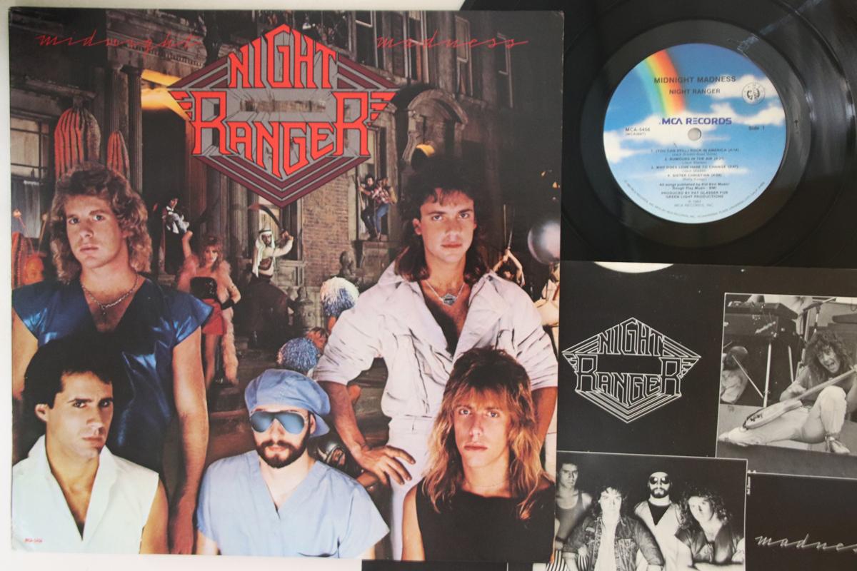 

LP Record NIGHT RANGER - Midnight Madness MCA5456 MCA 1983 US Rock Used