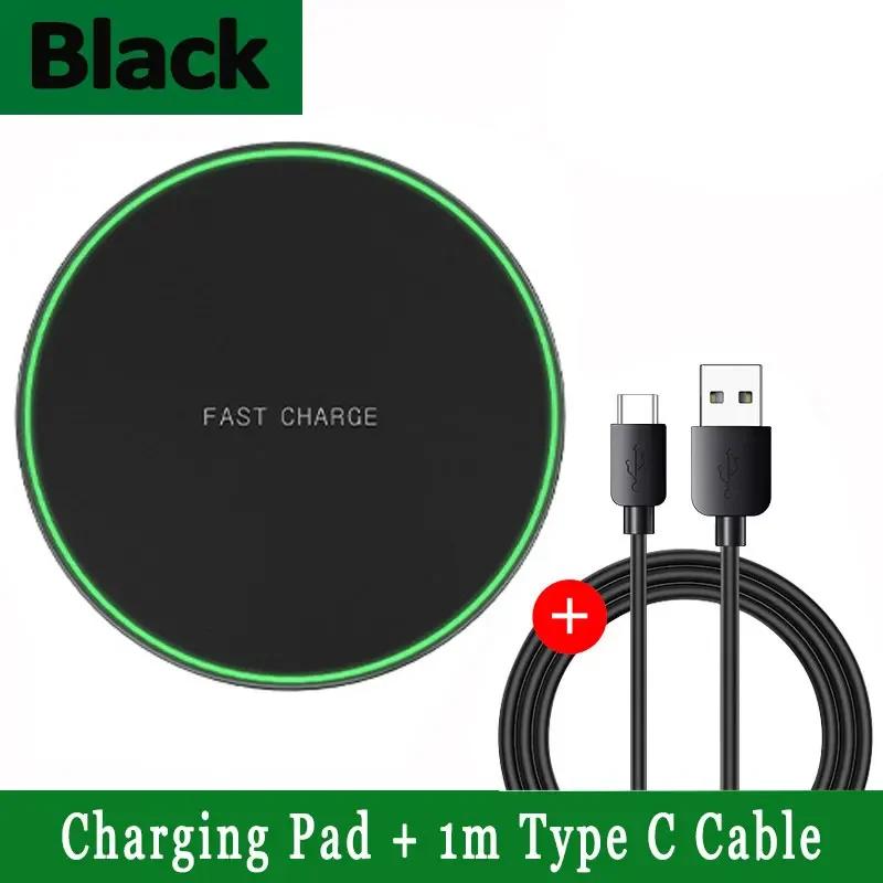 

100W Fast Wireless Charger Pad For iPhone 15 14 13 12 X Pro Max 8 Samsung Galaxy S23 Xiaomi Wireless Charging Station Chargers