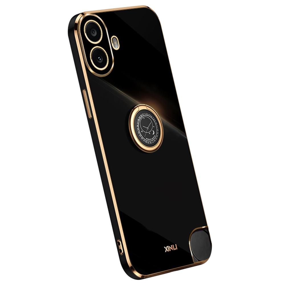 XINLI For Nothing CMF Phone 1 Case Ring Kickstand Electroplating TPU Phone Cover
