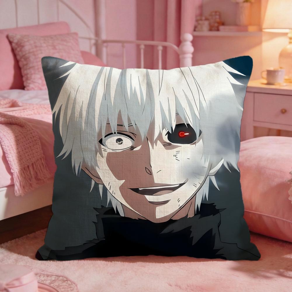 Ttokyo GhoulS Anime Hot Cushion Cover Premium Comfort Reversible Pillow Cove Two In One Design For Any Room  Car Interior
