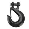 3Celsius8 Inch   Chain Hook 18000lb Load Capacity Alloy Steel Zinc Clevis Slip Hook with     for Trailer Truck Agricultural Equipment