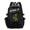 Fußballstar Neymar Jr Druck Rucksack College Student Lässige Tasche