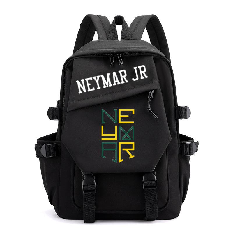 Fußballstar Neymar Jr Druck Rucksack College Student Lässige Tasche