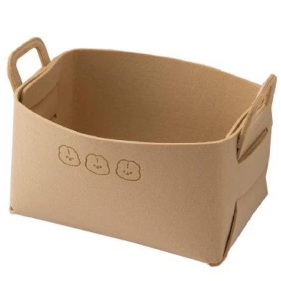 Stor filtförvaringskorg med handtag - Hopfällbar tvätt- och hemorganisatör