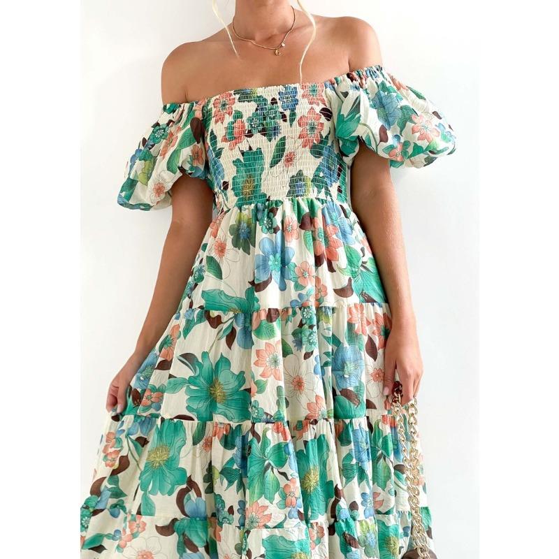BITCED Women's Fashion Summer Spring Short Sleeve Casual Dresses