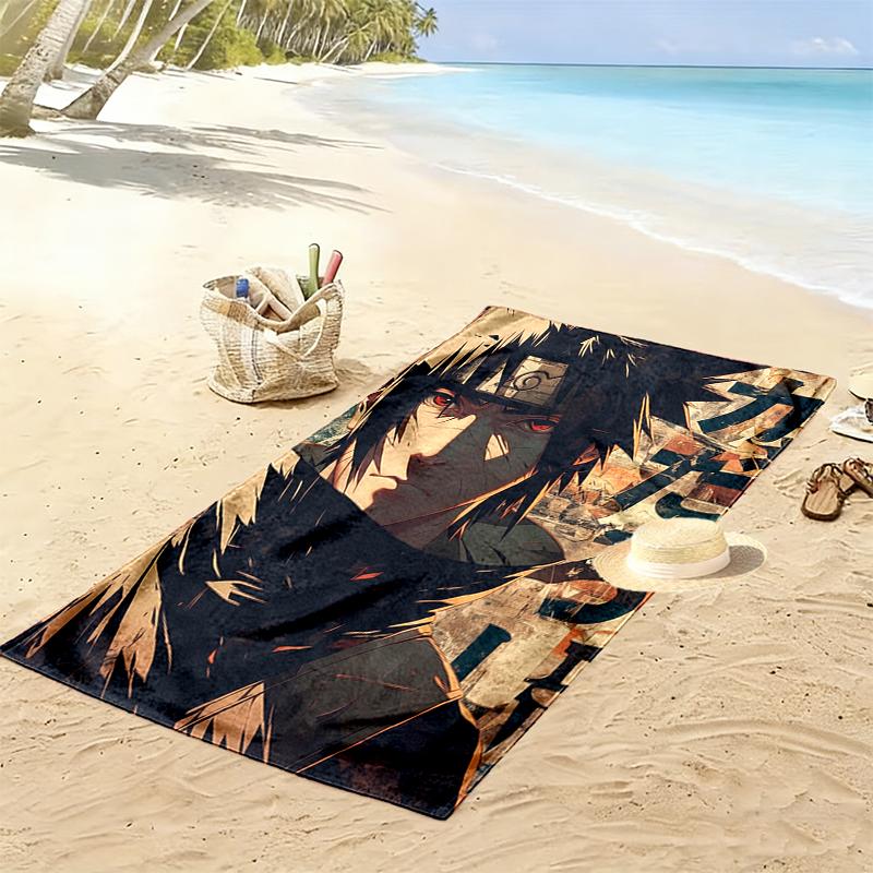 1pc naruto Beach Towel, Multi-functional Beach Towel for Outdoor Activities Beach Swimming and Travel