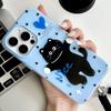 Nice Black Cat Applies To Apple 16/17promax Mobile Phone Case iPhone14 Skin Scrub 13/12 Jelly 15