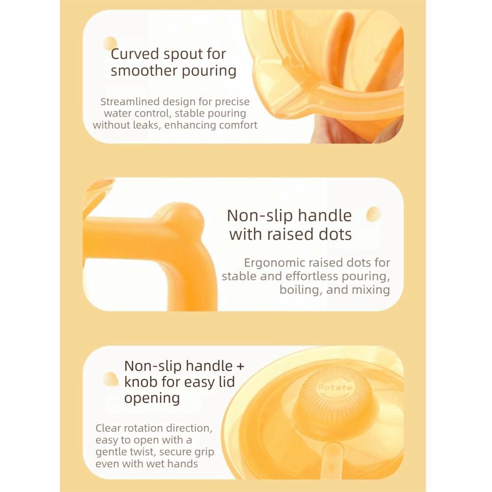 Leakproof Oil Dispenser 500ml Capacity Coffee Carafe Easy to clean Milk Jug  Household Kitchen