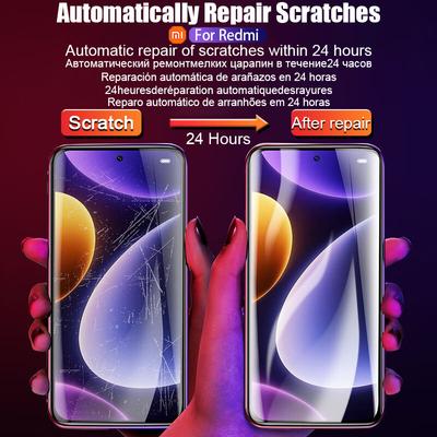 HD hydrogélová fólia pre Xiaomi Redmi Note 13 12 11 11T 11S Pro Plus Full Cover Screen Protector Redmi Note 10 10S 9 12S Pro 13C 5G