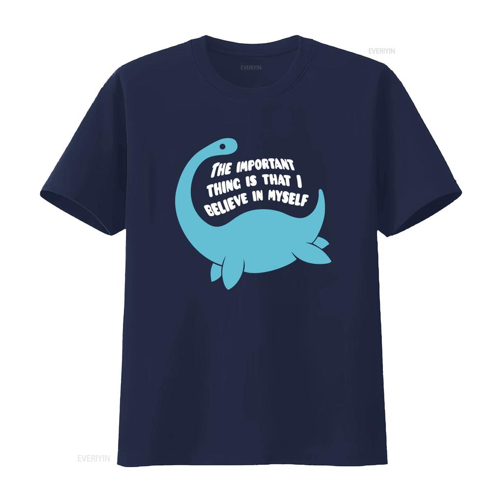 Lustiges Ich Glaube An Mich Loch Ness Monster Schottisch Schottland Nessie T-Shirt Vintage Grafikdesigner Kleidung Homme