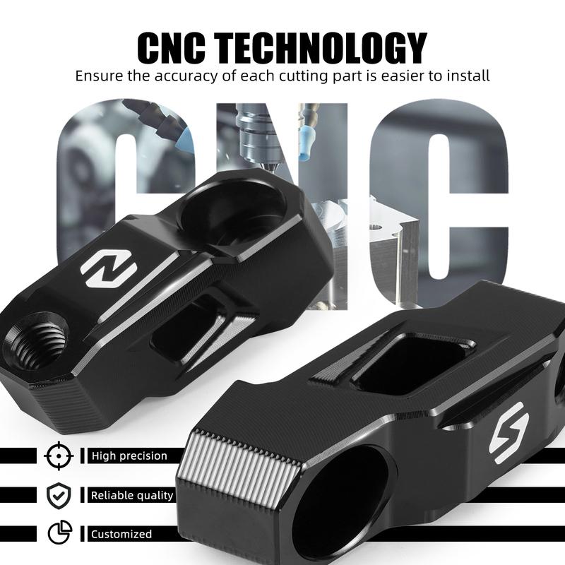 For BMW R1250GS GSA 2019-2024 Mirrors Extender Riser R1250GS Adventure 2019-2024 R1250GS 2019-2023 R1200GS/Adventure 2013-2018