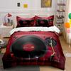 Technics 50th Anniversary Turntable Bedding Duvet Cover Set Duvet Cover Pillowcases (1*Duvet Cover 2*Pillowcases, Without Duvet Insert)