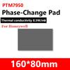 Honeywell - PTM7950 Pad thermique 8,5 W/mk Pad en silicone à changement de phase Pâte conductrice thermique pour ordinateur portable CPU GPU Graisse de refroidissement
