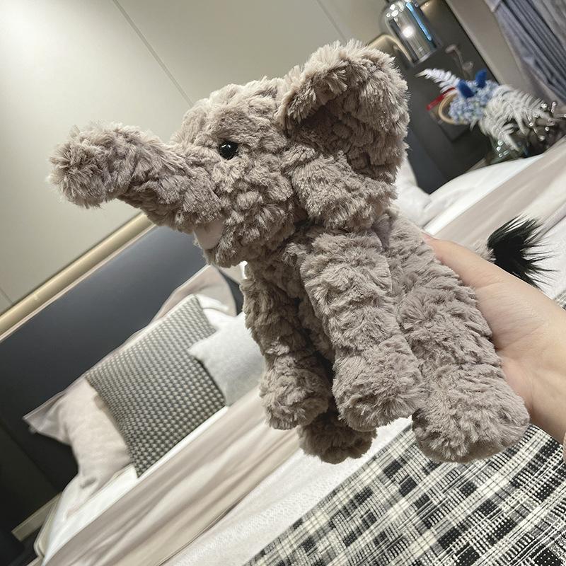 Plush Animal Elephant Velvet Nordic Zoo Doll