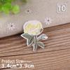 Toppa Ricamata Floreale Giapponese: Design Piccolo ed Esquisito per Decorazione/Riparazione di Abbigliamento