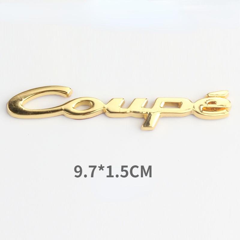 Naklejka dekoracyjna samochodu COUPE Label Montaż samochodu na specjalną naklejkę na tył samochodu H6