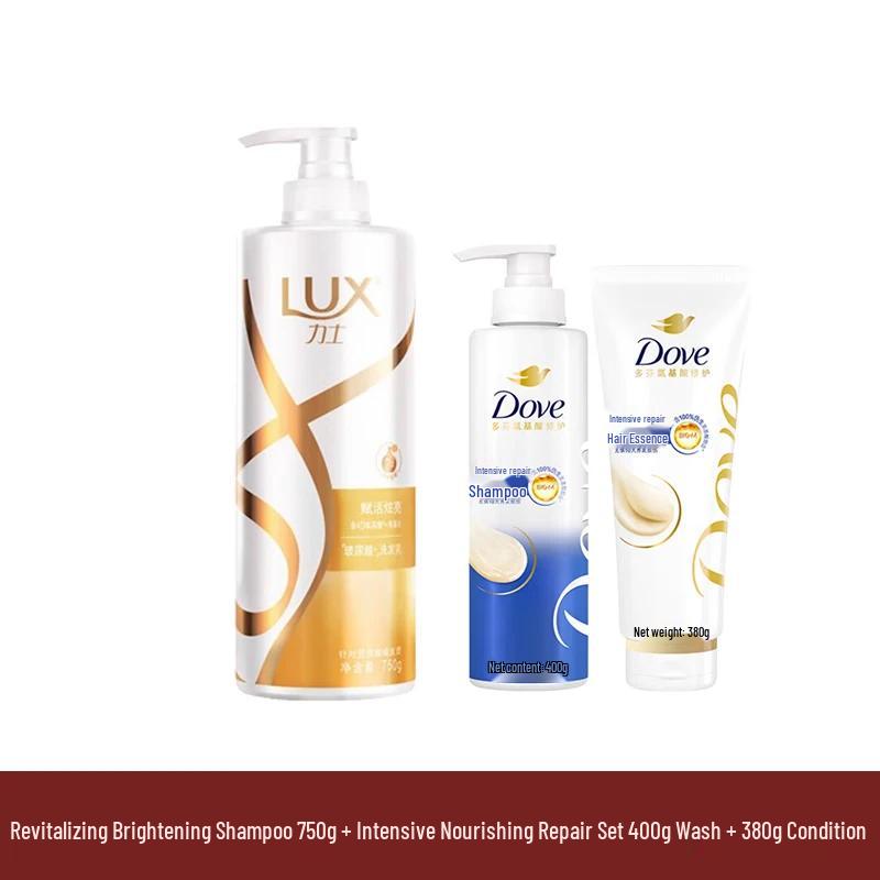 Lux Revitalizing Radiant Shampoo & Intensive Repair Set