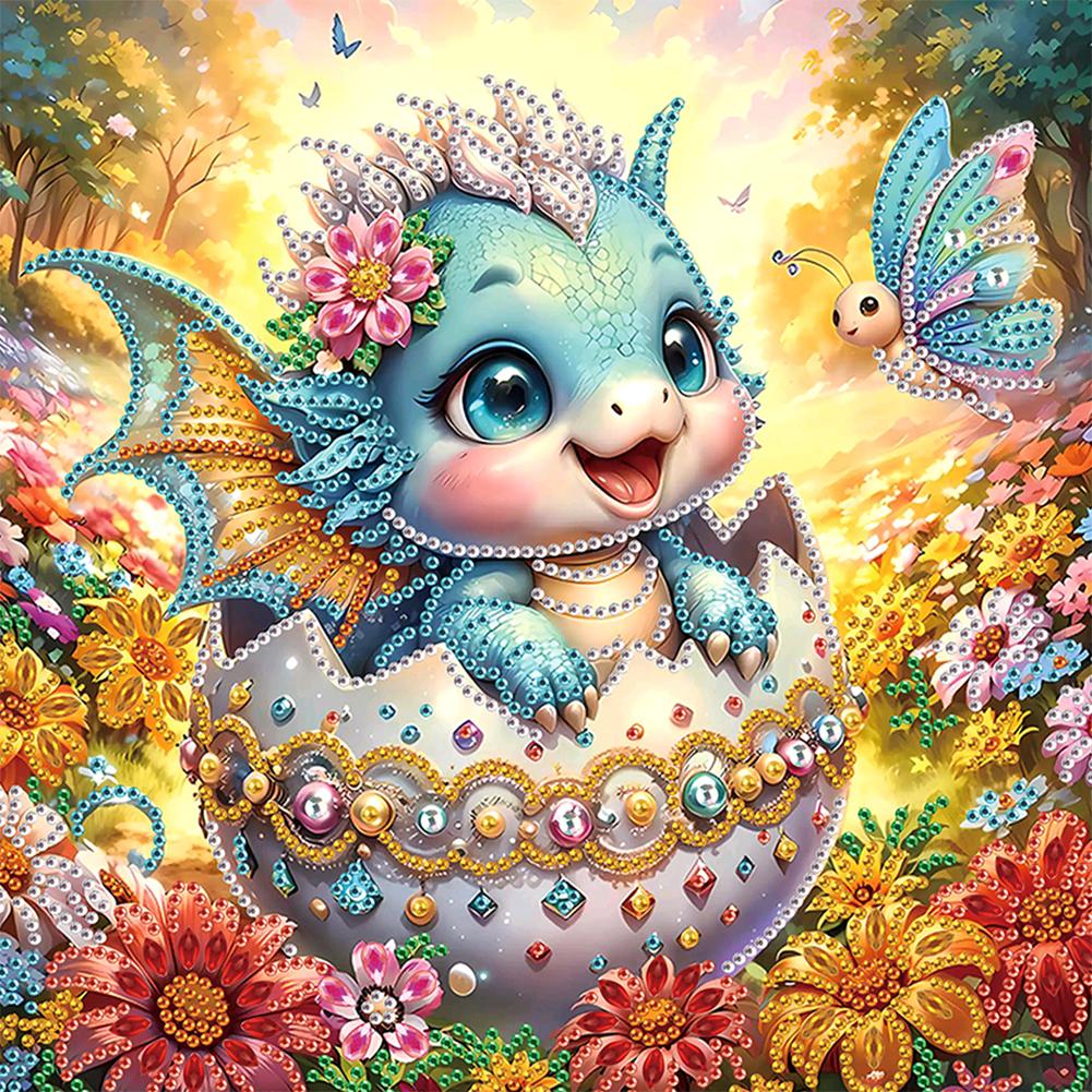 Kreatywny Zestaw do Malowania Diamentami Zestaw do Dekoracji Rękodzieła Wielkanocnego 5D DIY Częściowy Specjalny Kształt Wiertła Ozdoby Ścienne do Domu 30*30cm