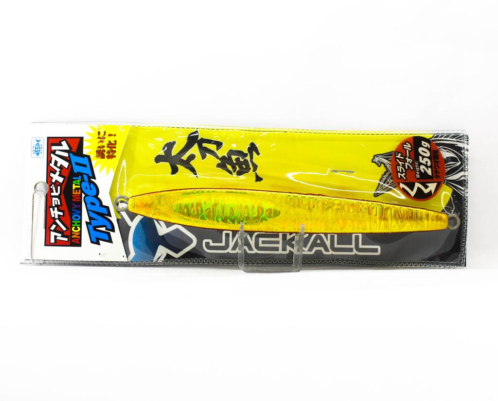 Jackall Metal Jig Anchovy Type 2 Slow Slide 250 grams RG Stripe (5054)