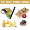 High Quality Mousetrap Water Slide Bucket Cover Mouse Mousetrap Flip N Water Slide Bucket Catcher Detachable Edition 3