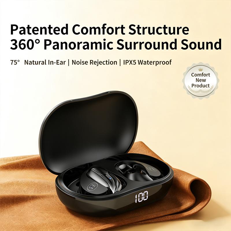 New OWS Headphones Bone Conduction Earphone Open Ear Sports Bluetooth Headphones Wireless Earbuds With Noise Cancellation