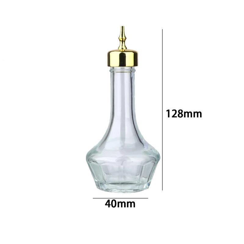 Bitters Bottle With Spout 50ml Shatterproof Clear Glass Portable Professional Bar Tool for Professional Bartenders