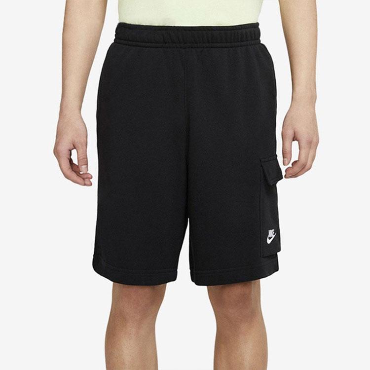 Nike Sportswear Club Men's French Terry Cargo Shorts Black Men DD7015-010