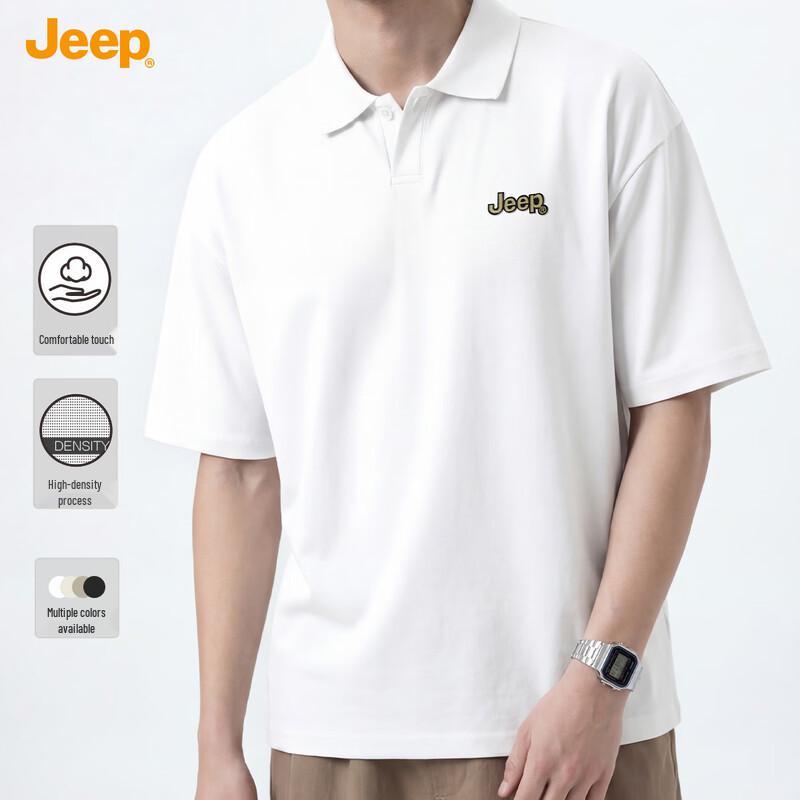 Jeep Men's Summer Cool-Feel Polo T-Shirt