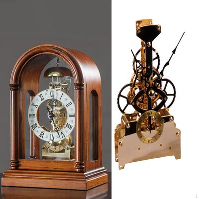 Mecanismo de Movimiento de Reloj Pieza de Repuesto Accesorios Manualidades de Cobre Transparente DIY