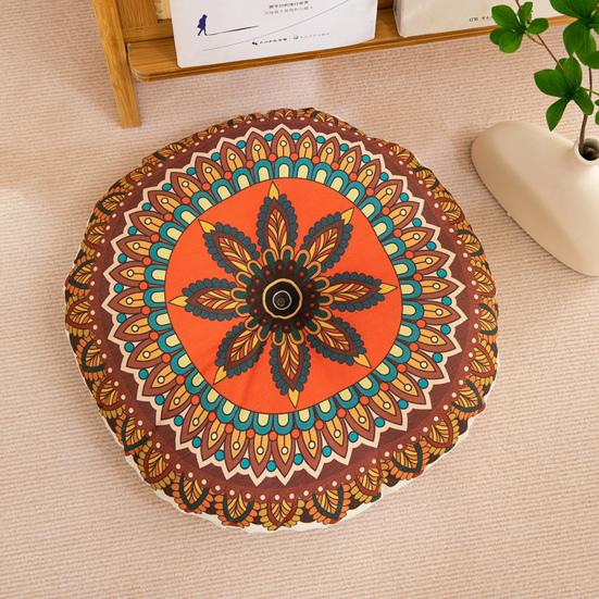 Boho apvalus sėdimasis pagalvėlė minkštas medvilnės lino kėdės pagalvėlės sutirštinta tatami grindų pagalvė pagalvėlė meditacijai svetainei lango balkonui skaitymo kampeliams