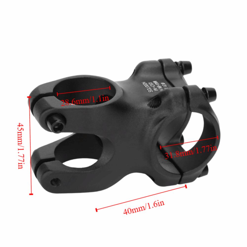 Aluminum Alloy Bike Handlebar Stem Lightweight Handlebar Stem  Cycling Accessory