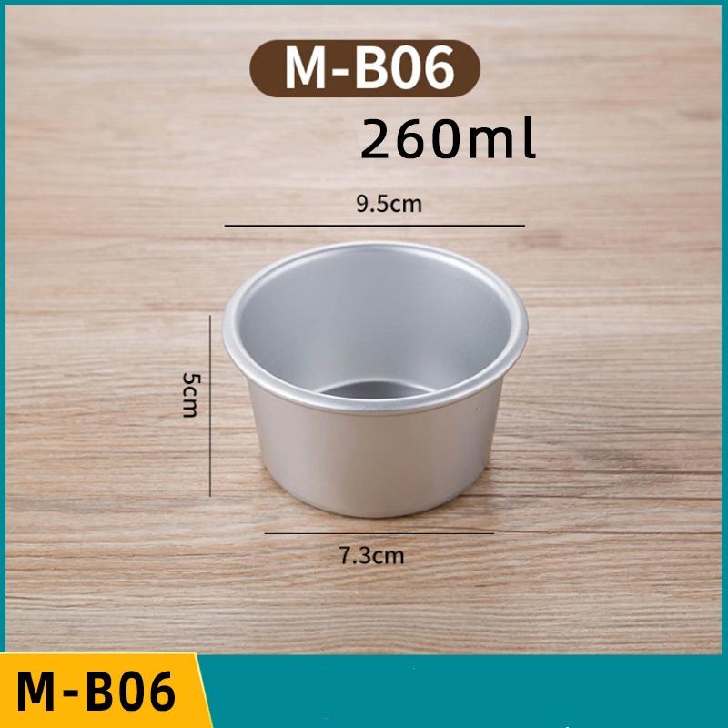 5 or 10 Pcs Set Pudding Cup Molds Mini Fluted Cake Pans Jelly Fast Heat-Up Aluminum Alloy Baking Mold Mousse Dish Cheese Mould