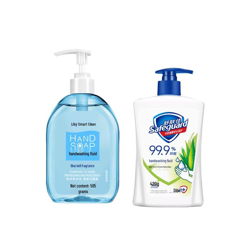 Liby Smart Clean & Safeguard Antibacterial Hand Wash Combo