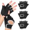 Unisex Dumbbell Equipment Horizontal Bar Exercise Wrist Guard Gym Half Finger Sports Non-slip Gloves