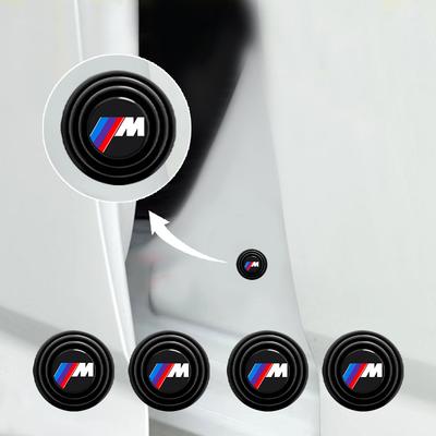 M LOGO Silikonové podložky proti kolizi dveří auta Těsnění tlumiče nárazů Vhodné pro M Performance M3 M5 325 E28 E30 E34 E36 E39 E46 E52