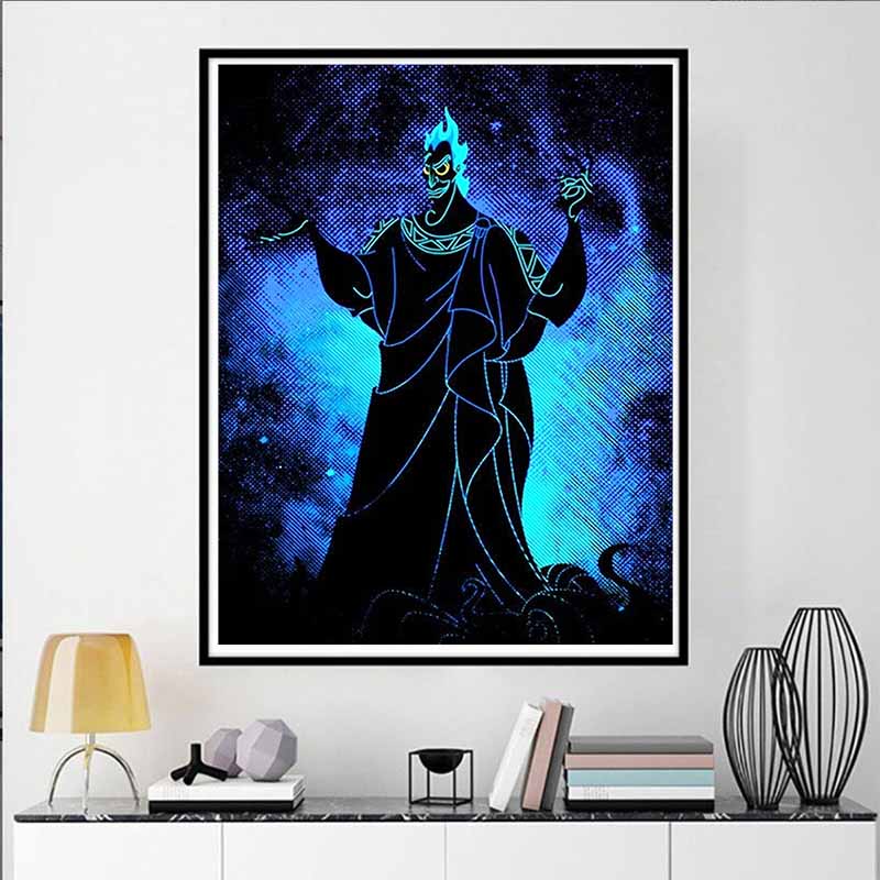 Disney Diamond Painting Hercules Hades Art Illustration Diy 5D Mosaic Embroidery Hobby Gift Home Decoration
