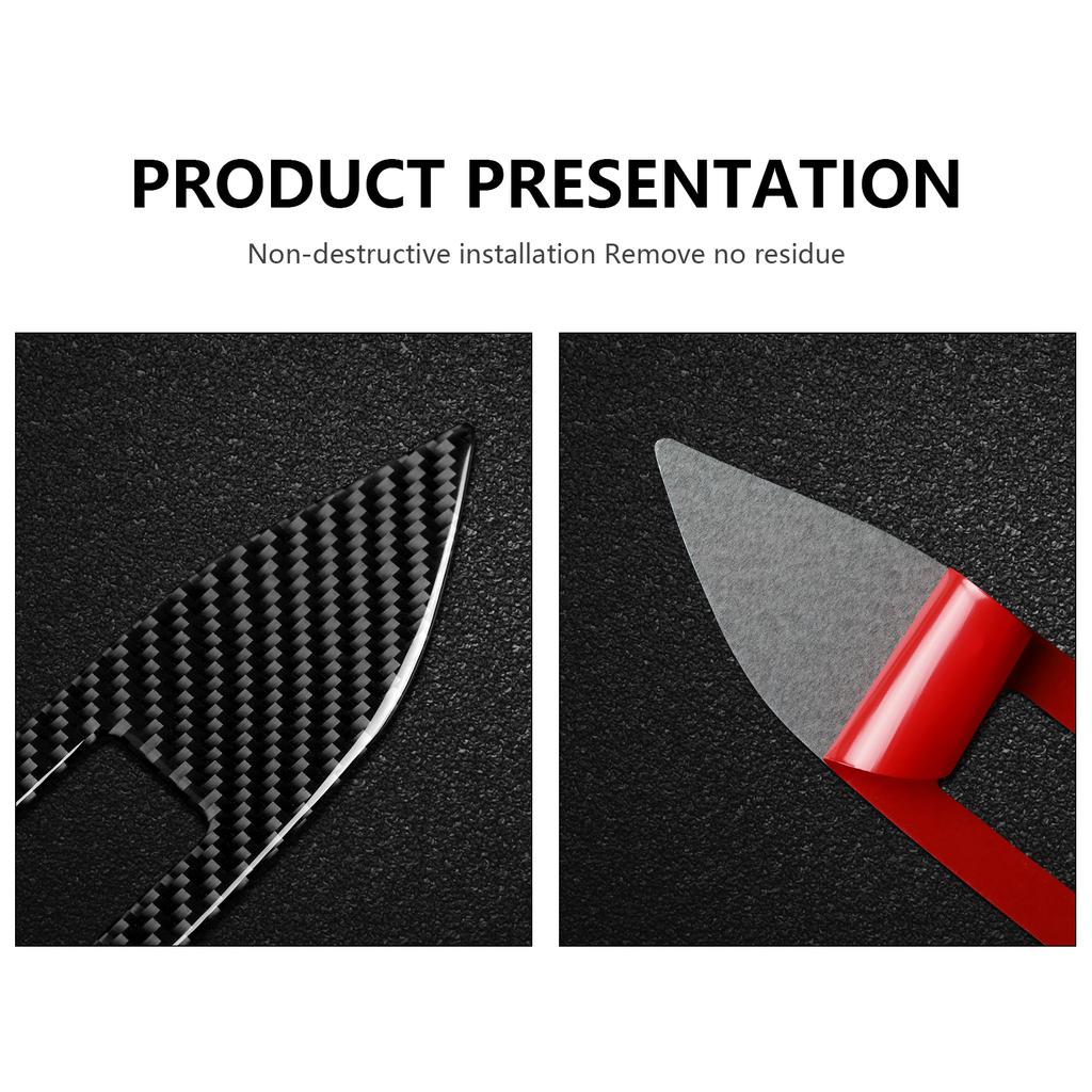 Carbon Fiber Instrument Panel Sticker Decals Interior Trim Cover For Ford Mustang GT 2015 2016 2017 2018 Accessories