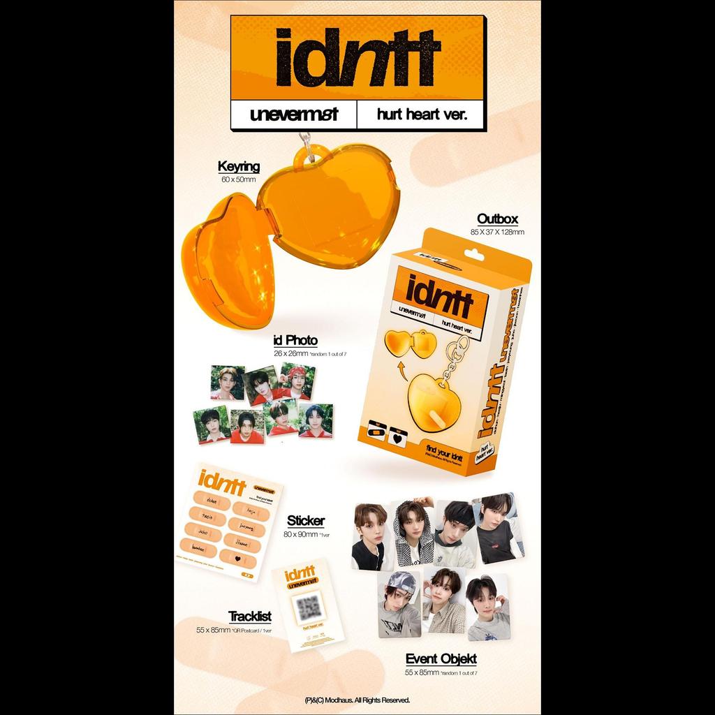 Idntt <unevermet> Hurt Heart Ver. Album