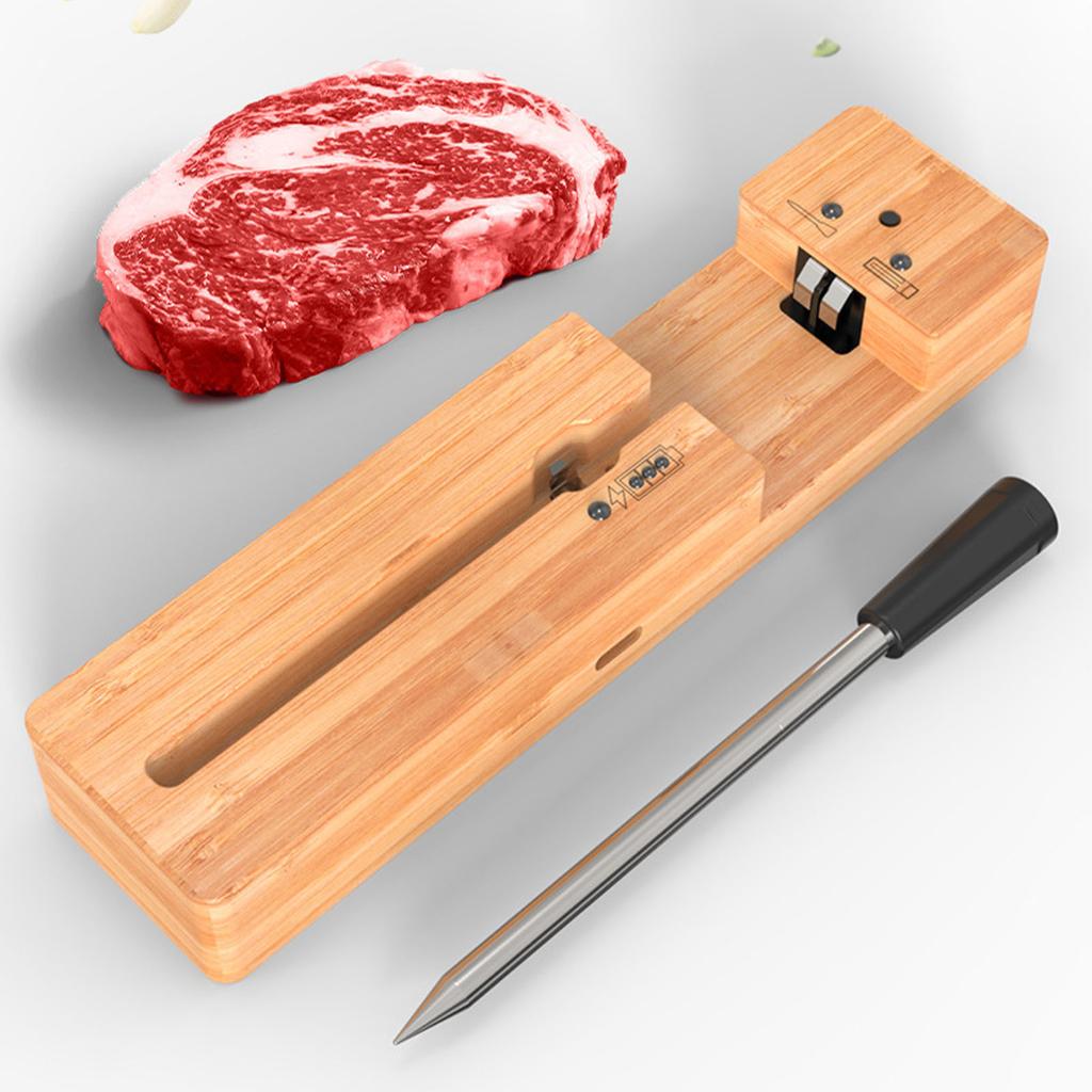 Wireless Meat Thermometer Bluetooth Connection APP Monitoring IPX7 Smart Food Thermometer for Oven